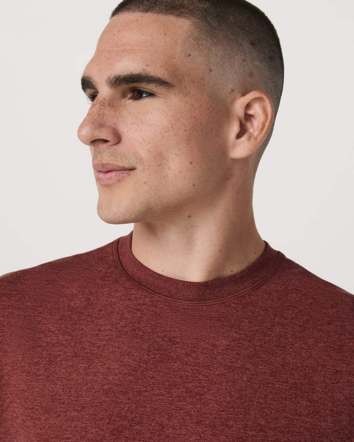 Men's Short Sleeve Ponto Tee - Relaxed Spiced Apple | Vuori online - US 3879