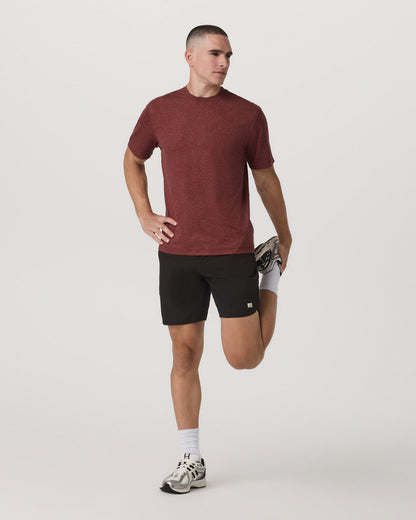 Men's Short Sleeve Ponto Tee - Relaxed Spiced Apple | Vuori online - US 3879