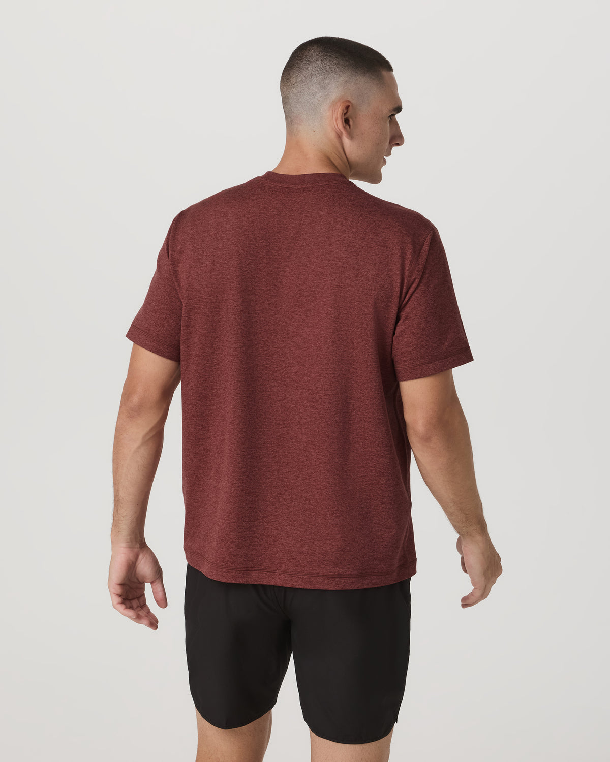 Men's Short Sleeve Ponto Tee - Relaxed Spiced Apple | Vuori online - US 3879