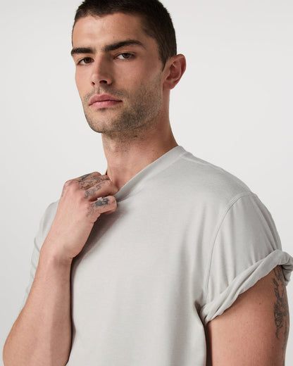 Men's Short Sleeve Ponto Tee - Relaxed Salt Heather | Vuori discount - US 4060