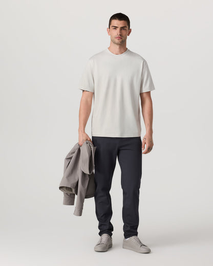 Men's Short Sleeve Ponto Tee - Relaxed Salt Heather | Vuori discount - US 4060