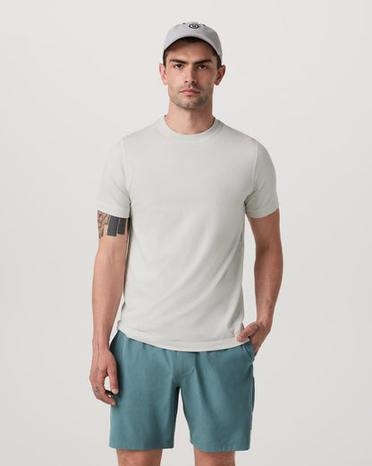 Men's Short Sleeve Ponto Performance Tee Salt Heather | Vuori outlet - US 6295
