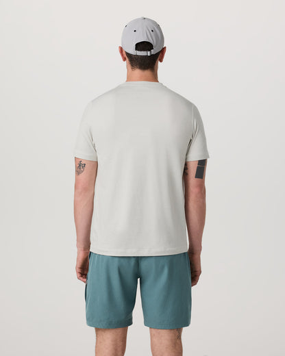 Men's Short Sleeve Ponto Performance Tee Salt Heather | Vuori outlet - US 6295