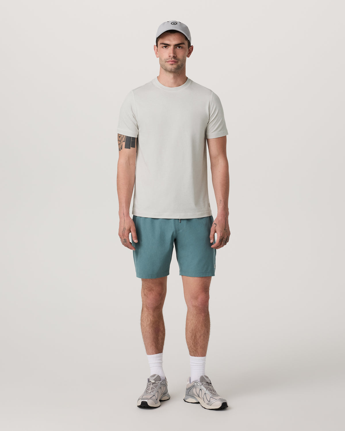 Men's Short Sleeve Ponto Performance Tee Salt Heather | Vuori outlet - US 6295