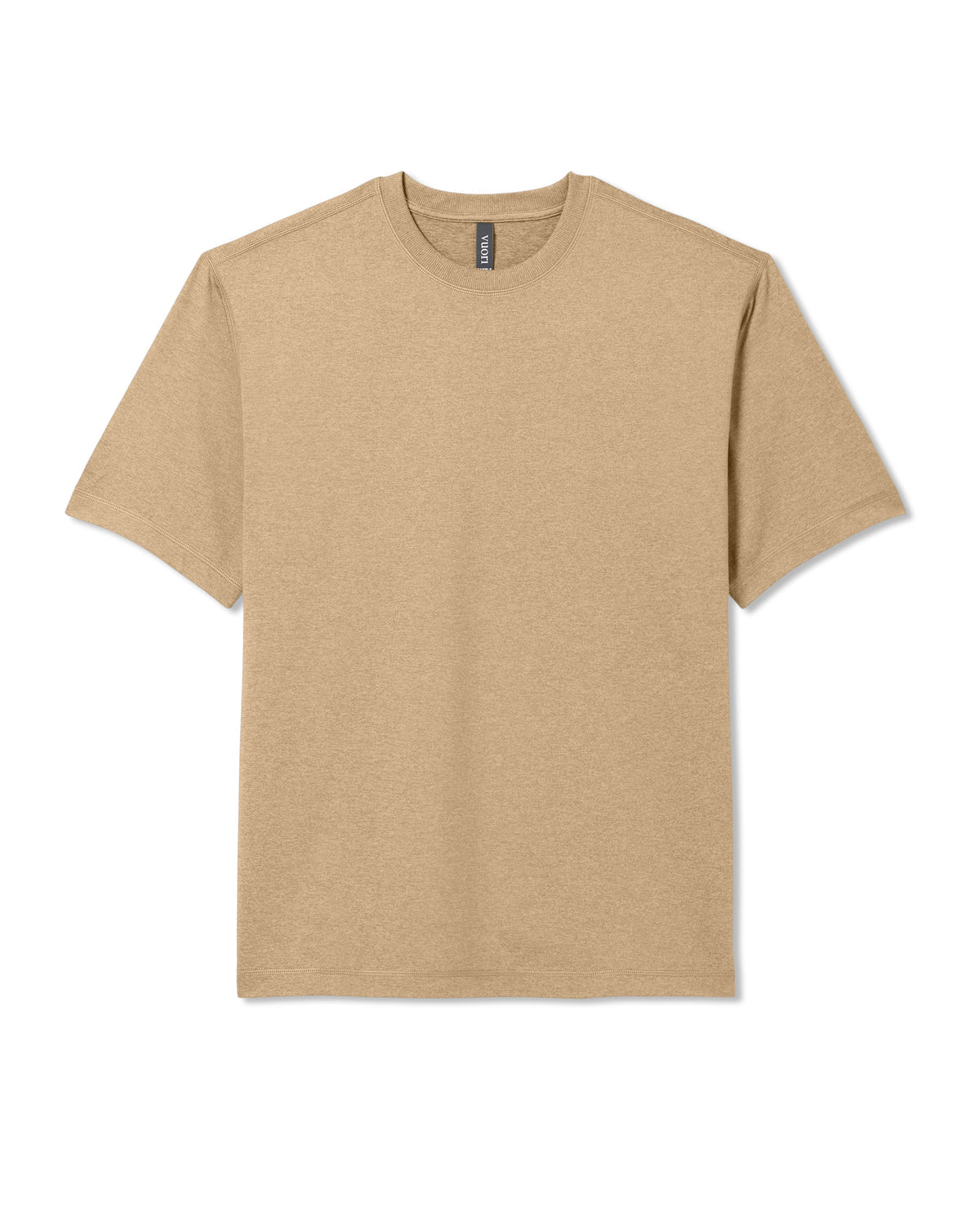 Men's Short Sleeve Ponto Tee - Relaxed Sungold Heather | Vuori sale - US 4825