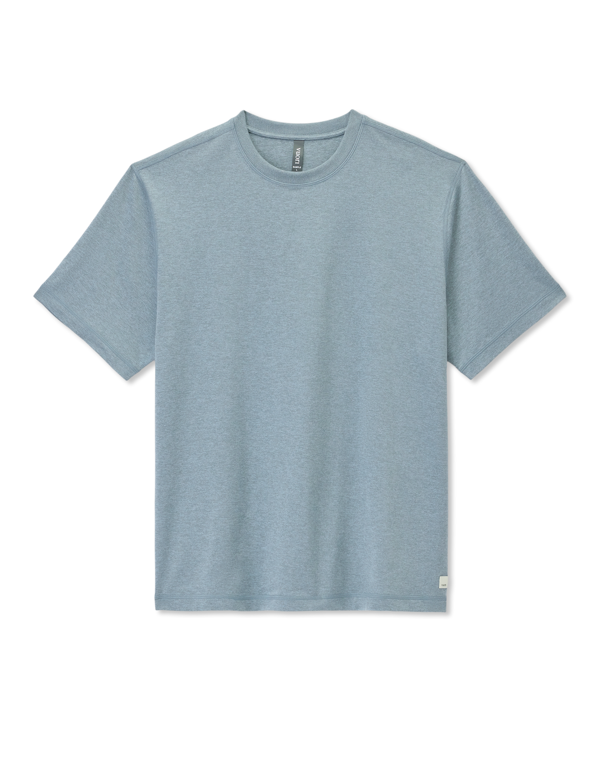 Short Sleeve Ponto Tee - Relaxed Fit Dusty Blue Heather | Vuori online - US 2490