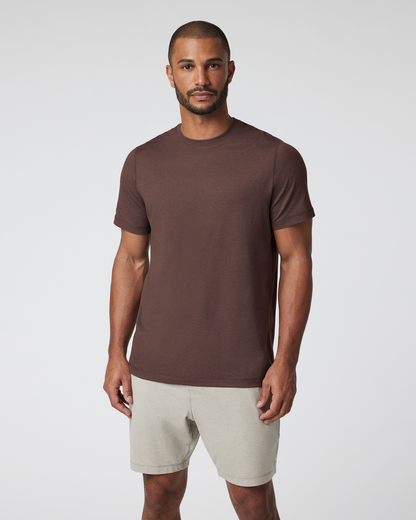 Short Sleeve Ponto Performance Tee Java Heather | Vuori discount - US 9551
