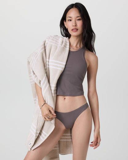 Offshore XL Beach Towel Natural | Vuori online - US 7768