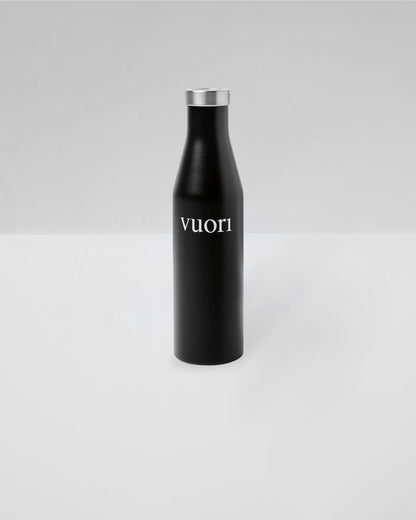 S6 Wordmark Mizu Water Bottle Black Insulated Bottle | Vuori discount - US 5412