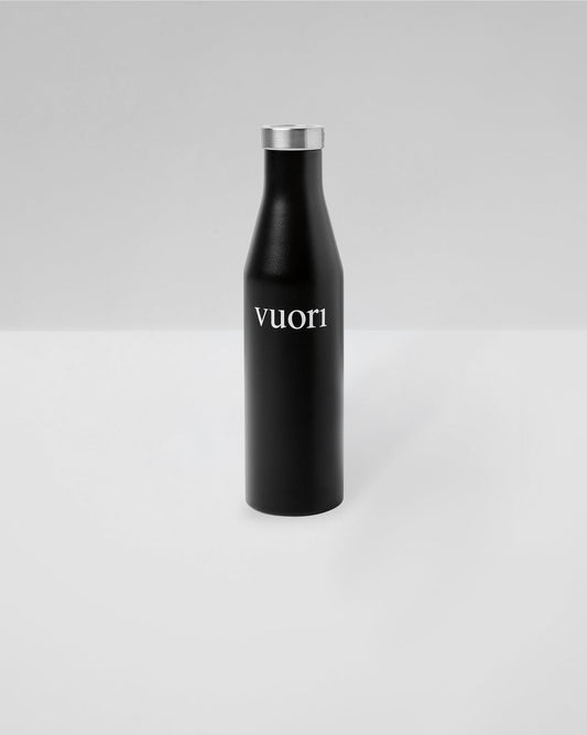 S6 Wordmark Mizu Water Bottle Black Insulated Bottle | Vuori discount - US 5412