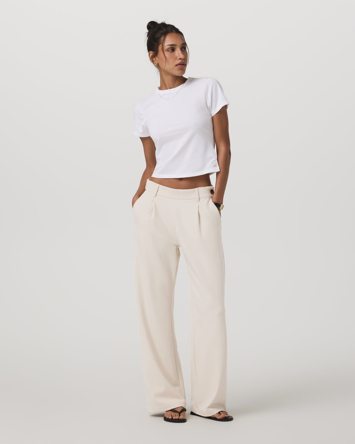 Maven Wideleg Pant Women's Bone Wideleg Pants | Vuori online - US 8174